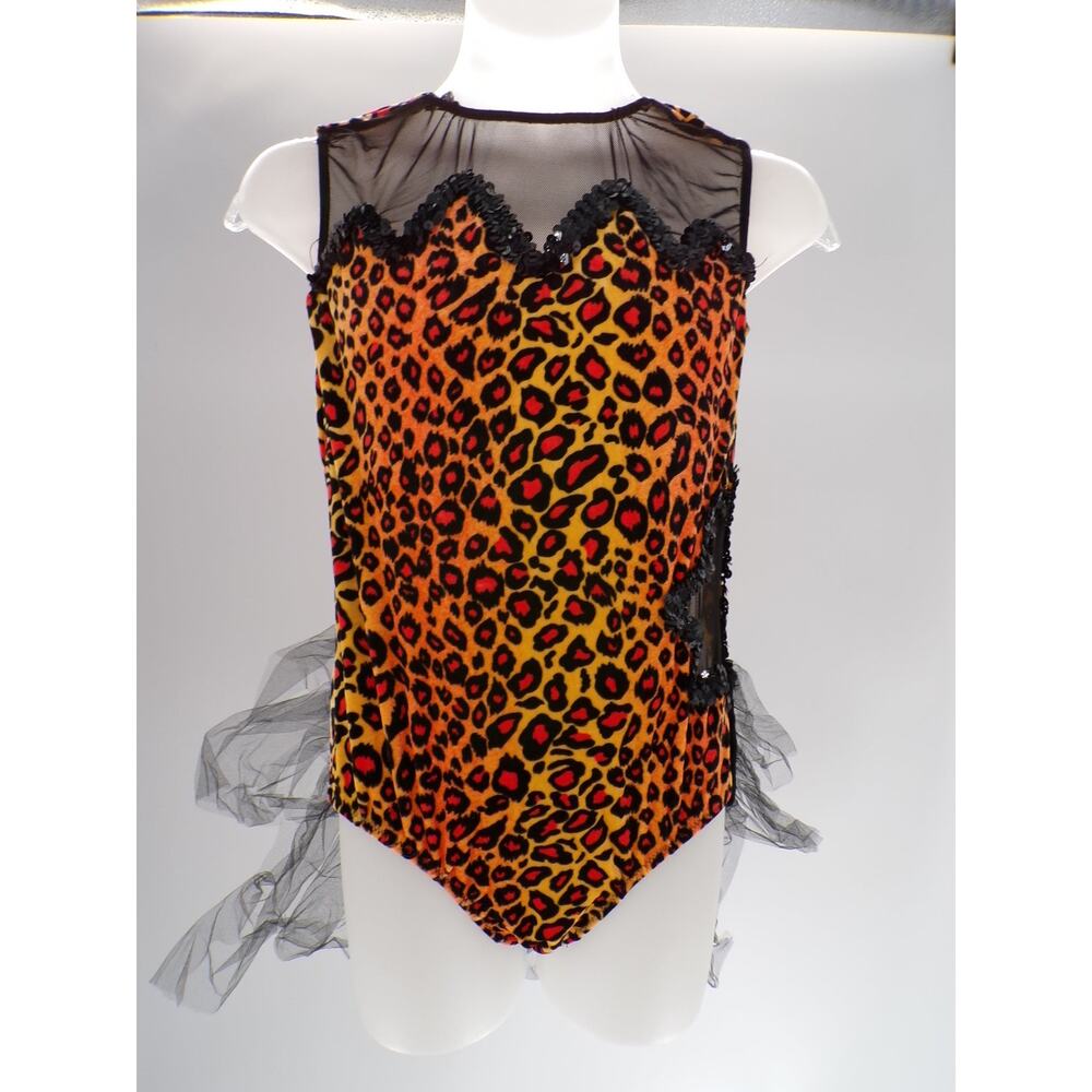 Dance Costume Unbranded   XL Child Orange Jazz